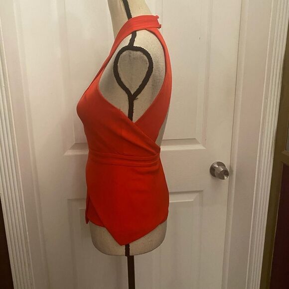 COPY - BCBG MaxAzria red top, XXS - Picture 9 of 14